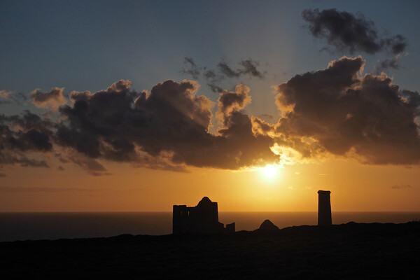 Sunset in Cornwall Picture Board by mark humpage
