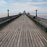 Buy canvas prints of Clevedon Pier, Somerset by mark humpage
