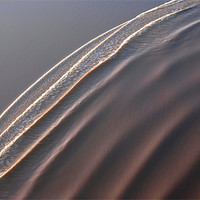 Buy canvas prints of Severn Bore Aerial by mark humpage