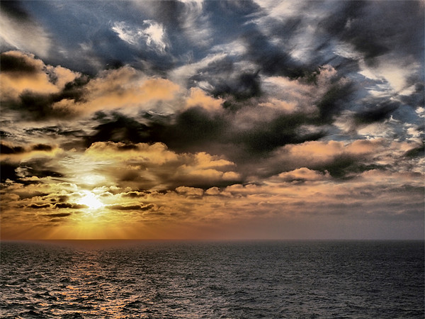 Dramatic Seaset Picture Board by mark humpage