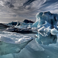 Buy canvas prints of Iceberg reflections  by mark humpage