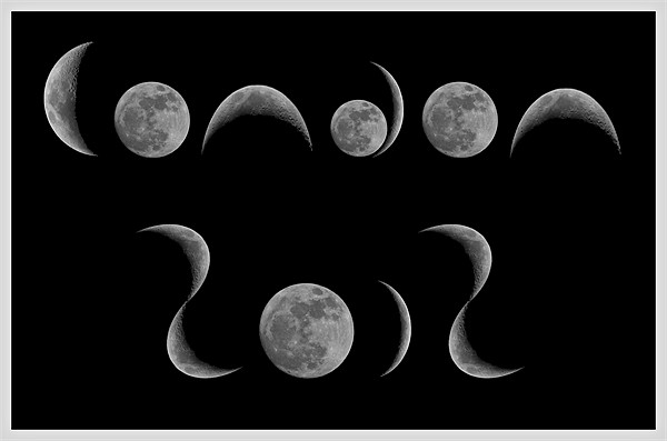 Lunar Font Picture Board by mark humpage