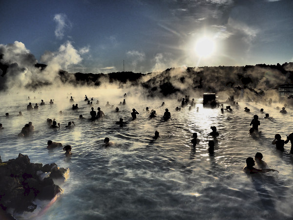 Blue Lagoon Iceland Picture Board by mark humpage