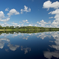 Buy canvas prints of Cloud Reflections by mark humpage