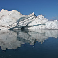 Buy canvas prints of Iceland Iceberg reflections  by mark humpage