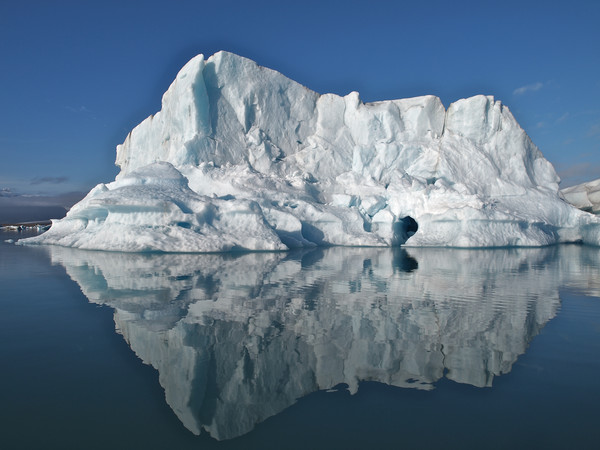 Iceberg Reflection Picture Board by mark humpage