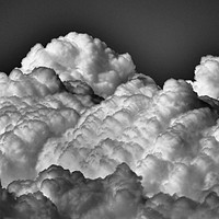 Buy canvas prints of Bubbling Clouds by mark humpage