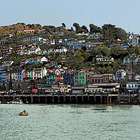 Buy canvas prints of Kingswear harbour from Dartmouth by mark humpage