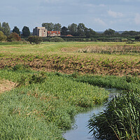Buy canvas prints of Norfolk countryside with Pentney Abbey  by mark humpage