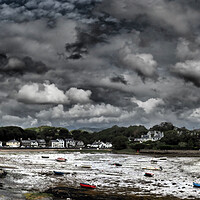 Buy canvas prints of North Wales boats and harbour by mark humpage