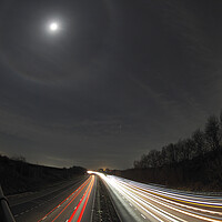 Buy canvas prints of Moon halo by mark humpage