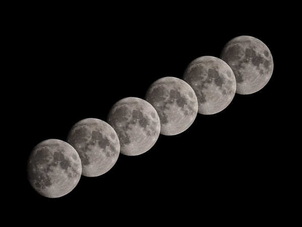 Moon multiple Picture Board by mark humpage