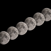 Buy canvas prints of Moon multiple by mark humpage