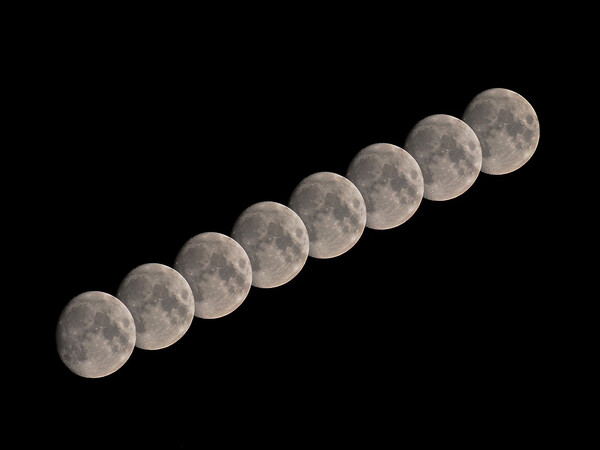 Moon kissing moon Picture Board by mark humpage