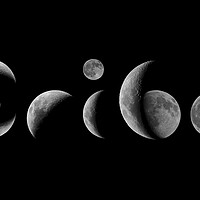 Buy canvas prints of Eriba word art in a lunar font by mark humpage