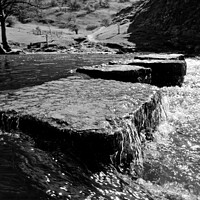 Buy canvas prints of Stepping Stones Dovedale by Brett Trafford