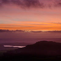 Buy canvas prints of Roaches sunset 2 by Brett Trafford
