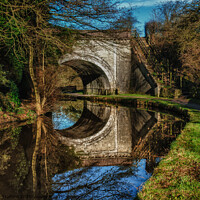 Buy canvas prints of Hazelhurst Aqueduct by Brett Trafford