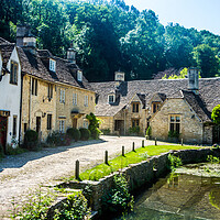 Buy canvas prints of Castle Combe, Wiltshire, UK. by Peter Jarvis