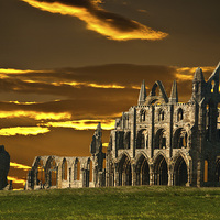 Buy canvas prints of Whitby Abbey by Peter Jarvis