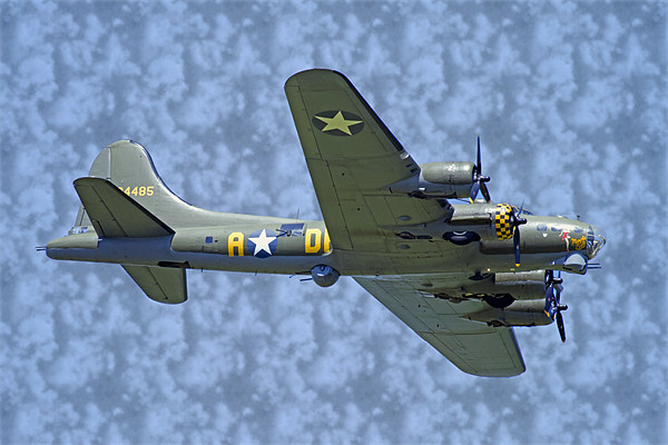 Memphis Belle B-17 Picture Board by Bill Simpson