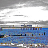 Buy canvas prints of Southwold Pier Enhanced by Bill Simpson