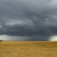 Buy canvas prints of Lone Photographer by Bill Simpson