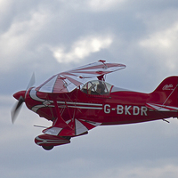 Buy canvas prints of Pitts Special G-BKDR by Bill Simpson