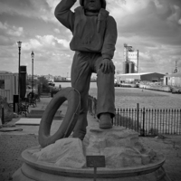 Buy canvas prints of Lowestoft Lifeboat Memorial by Bill Simpson