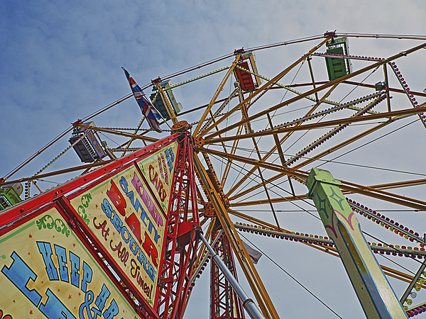 Ferris Wheel All the Fun of the Fair Picture Board by Bill Simpson