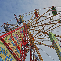 Buy canvas prints of Ferris Wheel All the Fun of the Fair by Bill Simpson