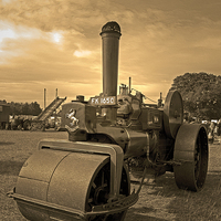 Buy canvas prints of Steam Traction Engine by Bill Simpson
