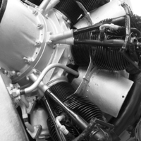 Buy canvas prints of Air Cooled Radial Aircraft Engine by Bill Simpson
