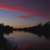 Buy canvas prints of Murray River Sunset Series 1 by Carole-Anne Fooks