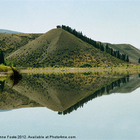 Buy canvas prints of Cromwell Dam Reflections 2 by Carole-Anne Fooks