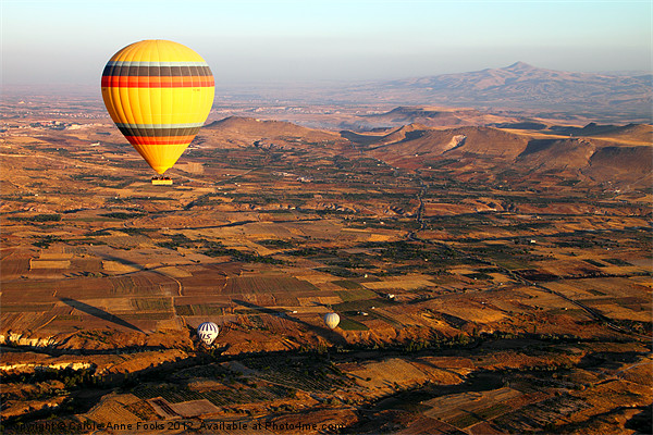 Hot Air Ballooning Goreme Turkey Picture Board by Carole-Anne Fooks