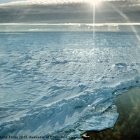 Buy canvas prints of Due South 1.30am Ross Sea by Carole-Anne Fooks