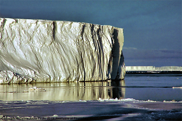 Iceberg Ross Sea Antarctica Picture Board by Carole-Anne Fooks