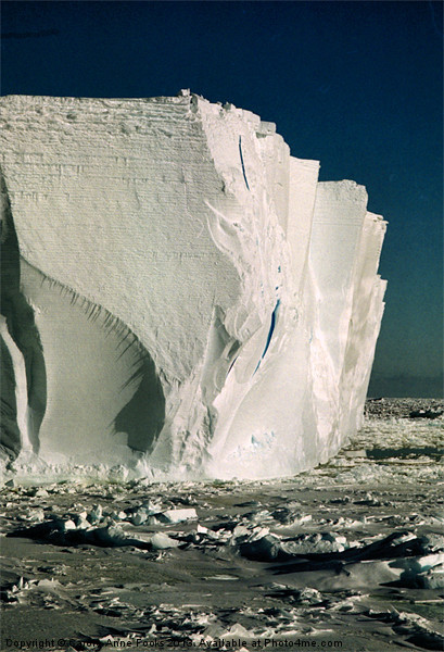 Iceberg Ross Sea Antarctica Picture Board by Carole-Anne Fooks