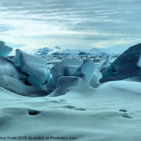 Buy canvas prints of Pressure Ridges Antarctica by Carole-Anne Fooks
