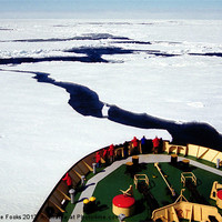 Buy canvas prints of Ice Breaking in the Ross Sea by Carole-Anne Fooks