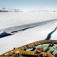 Buy canvas prints of Ice Breaking in the Terra Nova Bay Antarctica by Carole-Anne Fooks