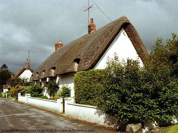 Thatched Cottage Avebury Picture Board by Carole-Anne Fooks