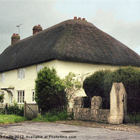 Buy canvas prints of Thatched Cottage Avebury by Carole-Anne Fooks