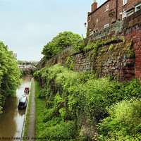 Buy canvas prints of Chester City Walls and Canal by Carole-Anne Fooks