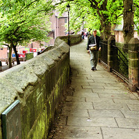 Buy canvas prints of Chester City Walls by Carole-Anne Fooks