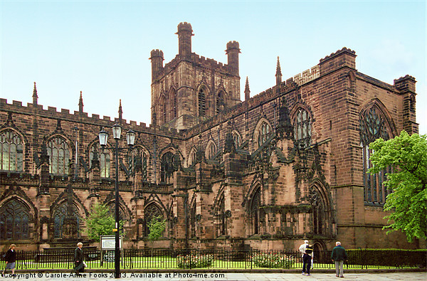 Chester Cathedral Picture Board by Carole-Anne Fooks
