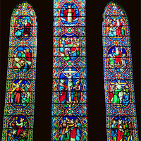 Buy canvas prints of Chester Cathedral Stained Glass by Carole-Anne Fooks