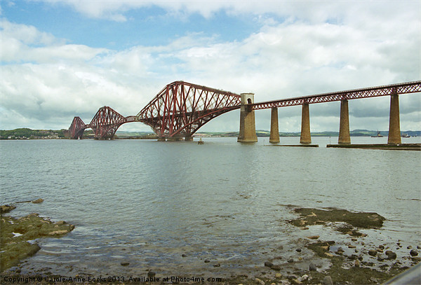 Firth of Forth Bridge Scotland Picture Board by Carole-Anne Fooks