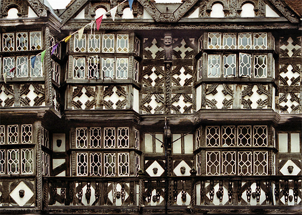 Tudor Architecture Ludlow Picture Board by Carole-Anne Fooks